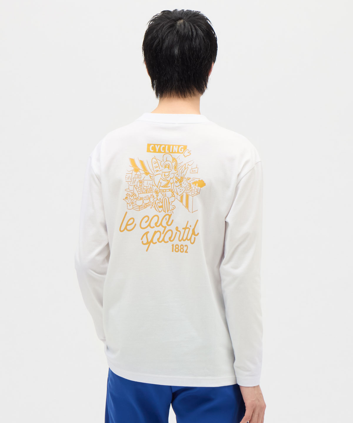 lecoqsportif(ings) ルコックスポルティフ le coq sportif グラフィック長袖Tシャツ ホワイト L lecoqsportif(ings) ルコックスポルティフ le coq sportif グラフィック長袖Tシャツ ホワイト L