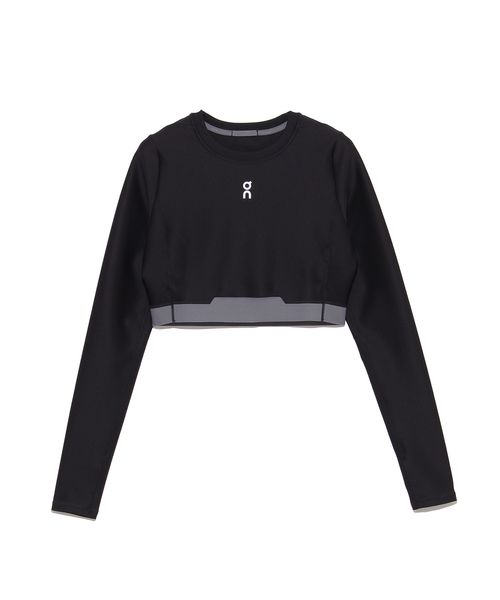 On(emmi) 【On】Long−Sleeve Crop BLK S On(emmi) 【On】Long−Sleeve Crop BLK S