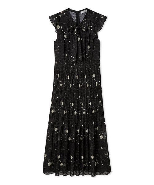 CELFORD×P.J. REDOUTEコラボ】 Rosaボウタイワンピース(508348905