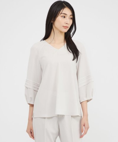 【ウォッシャブル】ライトジョーゼット　ブラウス