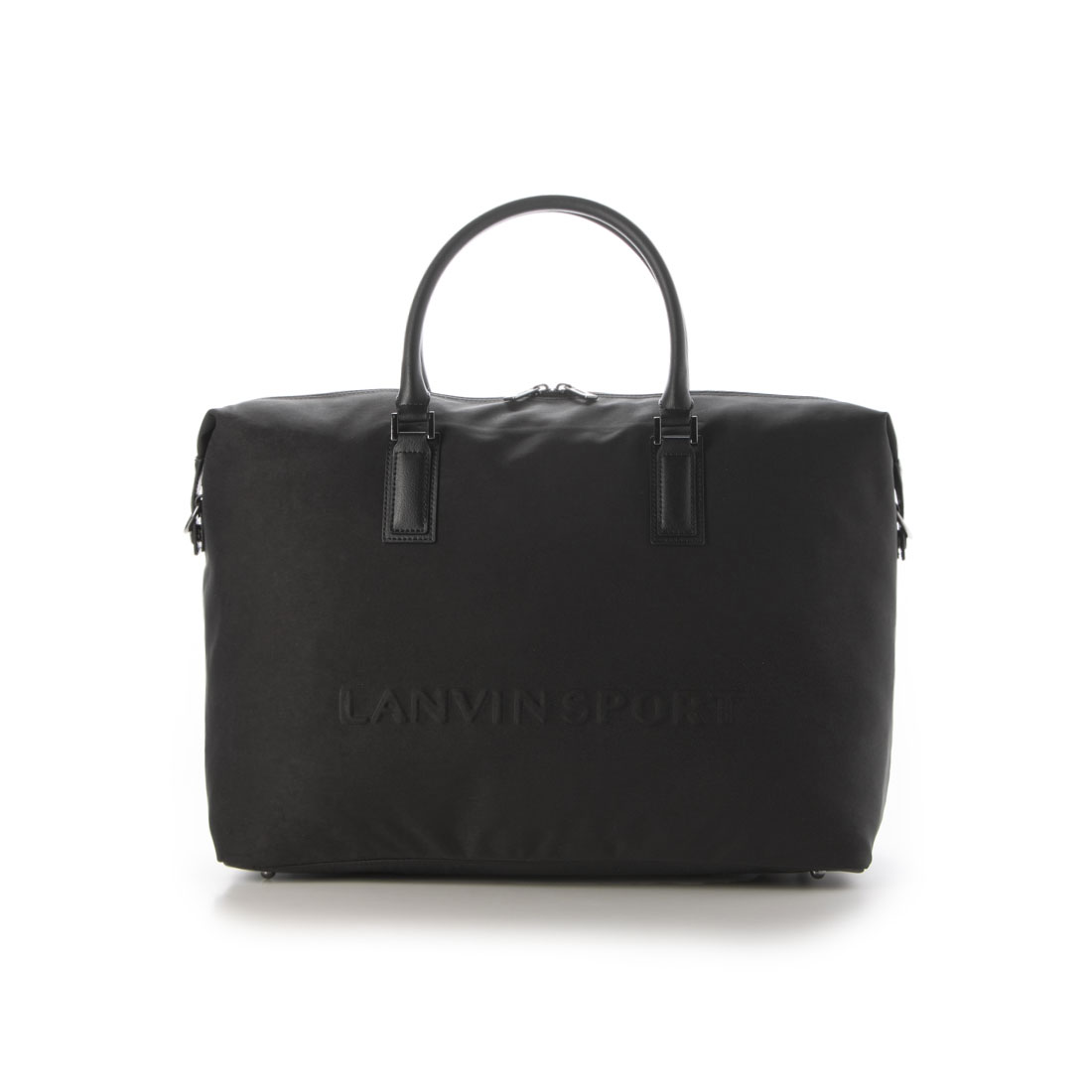 LANVINSPORT ランバン スポール LANVIN SPORT スエード調ボストンバッグ ブラック F LANVINSPORT ランバン スポール LANVIN SPORT スエード調ボストンバッグ ブラック F