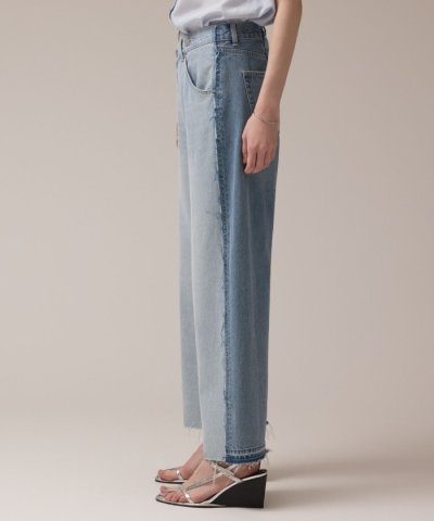 リメイクストレートデニムパンツ