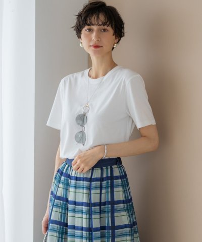 【洗える】コンパクトヤーン スムース Tシャツ