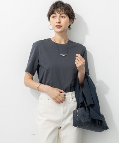 【洗える】コンパクトヤーン スムース Tシャツ