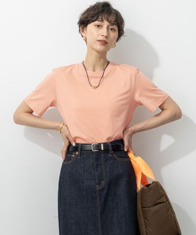 【洗える】コンパクトヤーン スムース Tシャツ