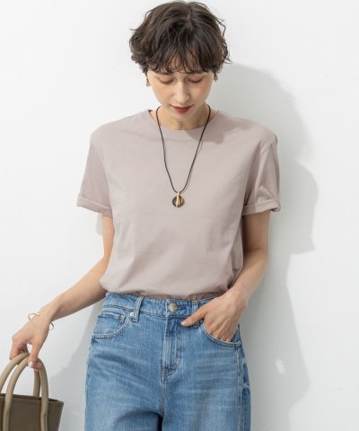 【洗える】コンパクトヤーン スムース Tシャツ