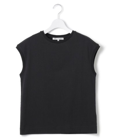【洗える】コンパクトヤーン フレンチスリーブ Tシャツ