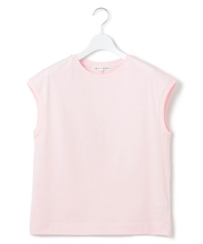 【洗える】コンパクトヤーン フレンチスリーブ Tシャツ