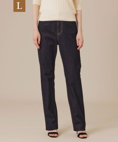 【L】ストレートデニムパンツ