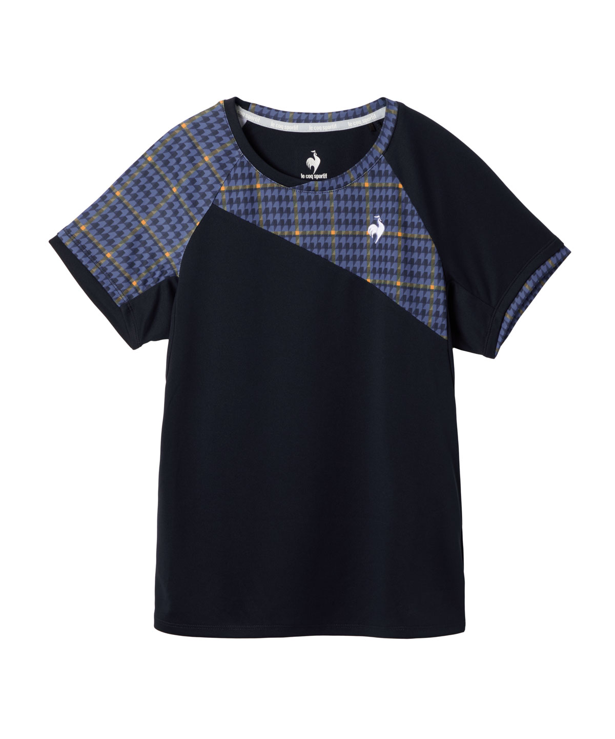 lecoqsportif(ings) ルコックスポルティフ le coq sportif ゲームシャツ ネイビー M