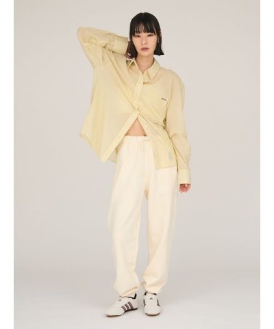 エンブレムロゴスウェットパンツ