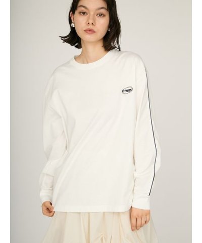 emmiロゴロングTシャツ