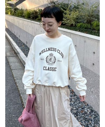 カレッジロゴスウェットトップス