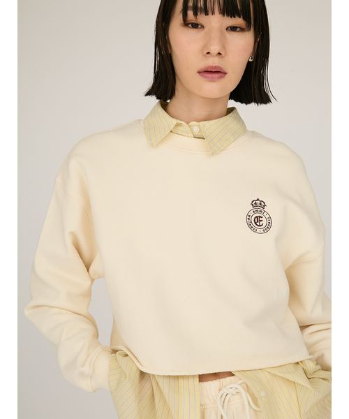 【emmi atelier】ewcロゴスウェット emmi atelier】ewcロゴスウェット