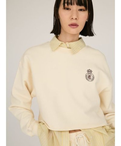 エンブレムロゴスウェットトップス