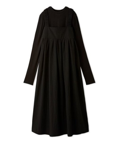 【限定カラー】ボックスチェックワンピースセット