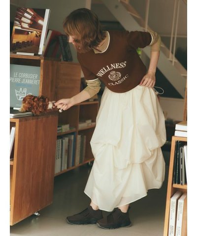 タックドロストボリュームスカート