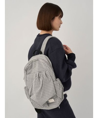 ボックスチェックギャザーボディーバックパック