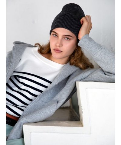 ウールリブニットビーニー