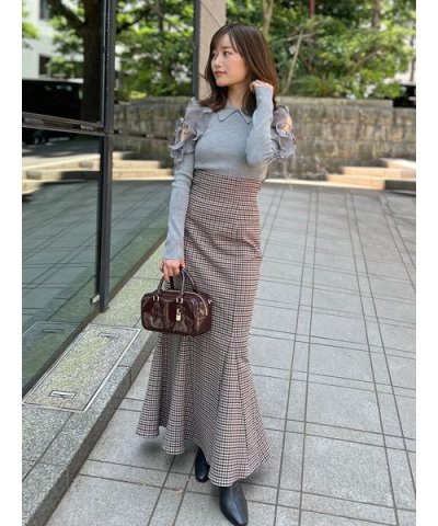 ハイウエストマーメイドスカート
