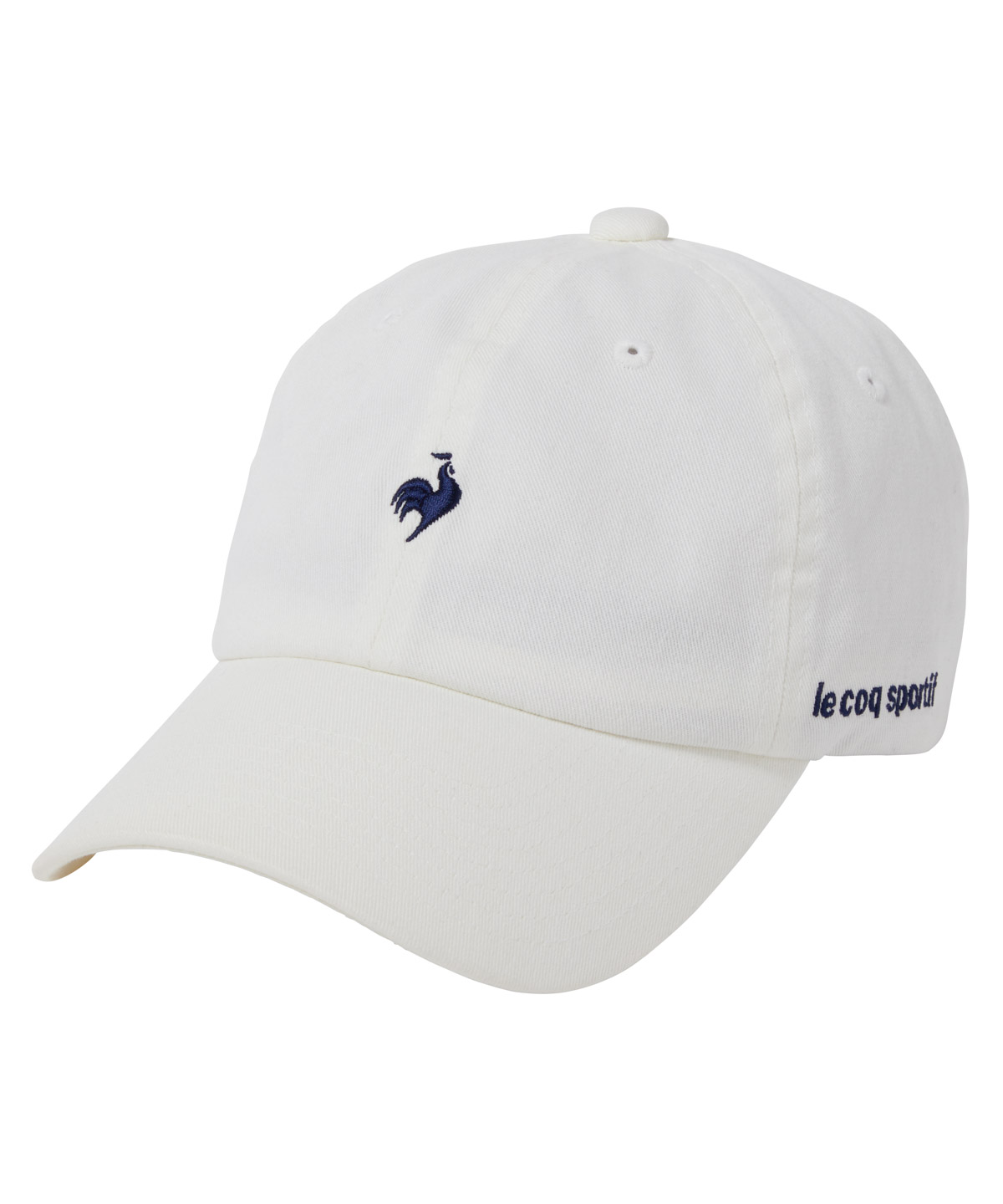 lecoqsportif(ings) ルコックスポルティフ le coq sportif コットンキャップ ホワイト F lecoqsportif(ings) ルコックスポルティフ le coq sportif コットンキャップ ホワイト F