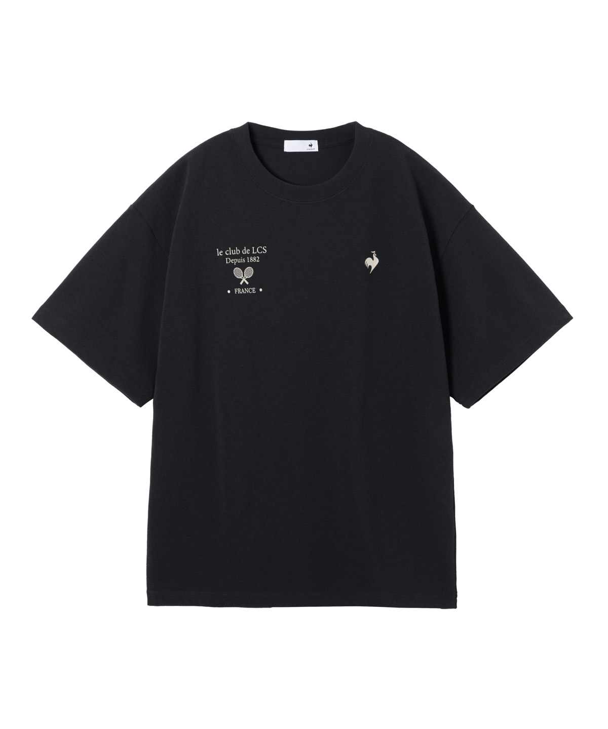 lecoqsportif(ings) ルコックスポルティフ le coq sportif コットンライクポリエステル半 ネイビー S lecoqsportif(ings) ルコックスポルティフ le coq sportif コットンライクポリエステル半 ネイビー S