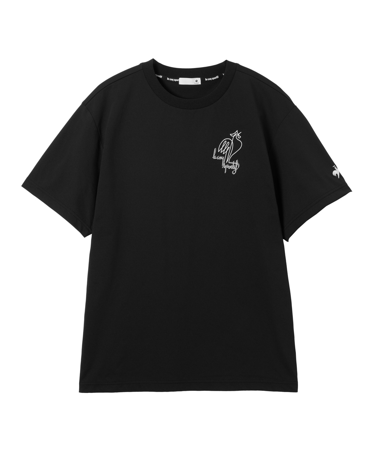 lecoqsportif(ings) ルコックスポルティフ le coq sportif ヘランカ片胸グラフィックプリ ブラック S