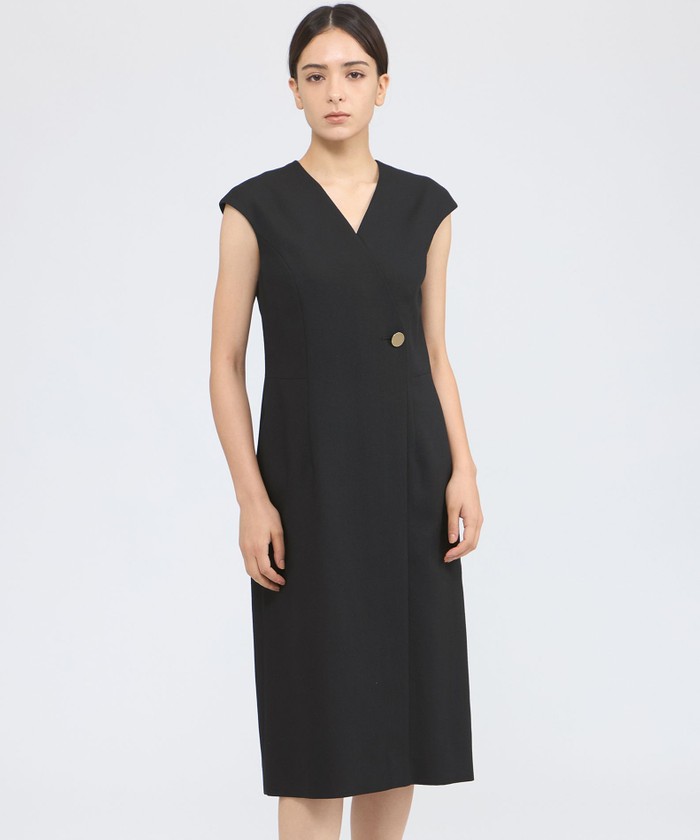 【新品】EPOCA✨エポカ　ワンピース　ドレスワンピース　シースルー シアーコンビニット プリーツドレス(ワンピース)｜EPOCA(エポカ