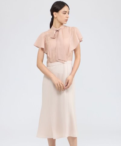 シフォンコンビ デザインドレス