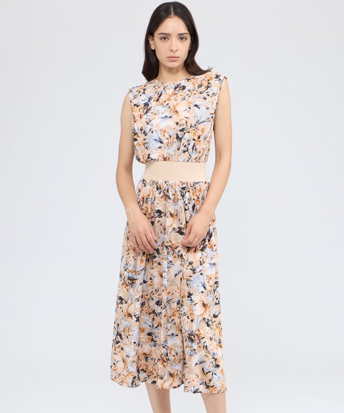 【現行品】【40】EPOCA♡エポカ フラワーモチーフワンピース 現行品】【40】EPOCA♡エポカ フラワーモチーフワンピース ✨️極美品✨️