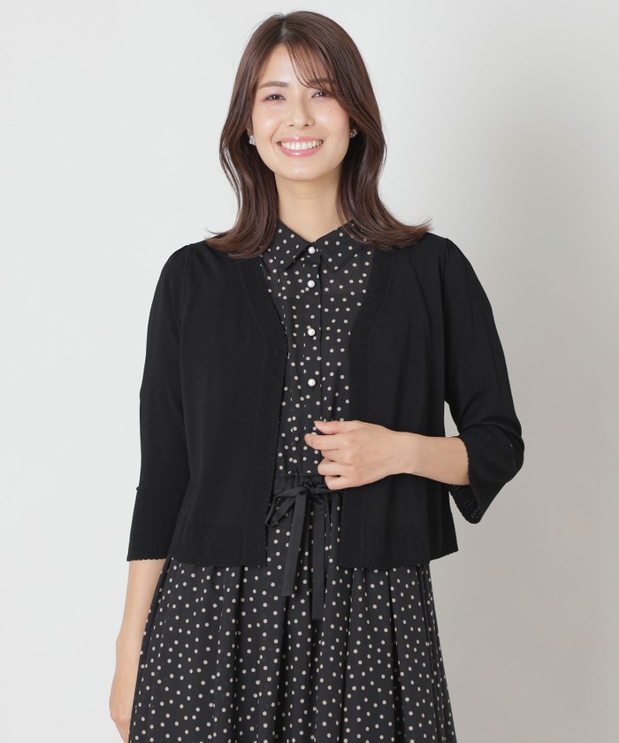 透かし編み ショートボレロ(508343762)｜阪急百貨店公式通販