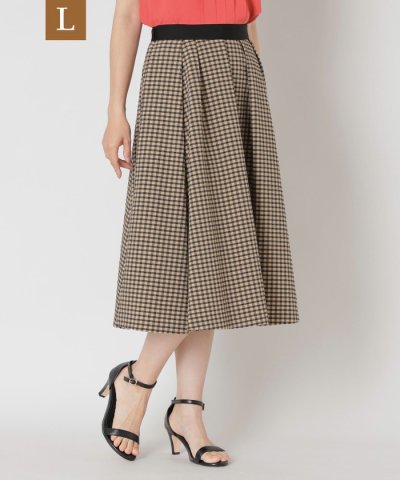 【L】ギンガムチェック スカート