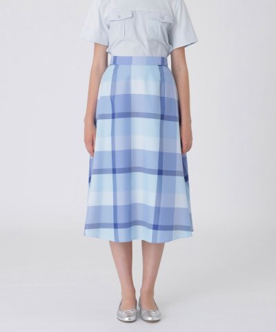 クレストブリッジチェックライトクロッシングツイルスカート