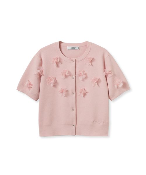 CELFORD×P.J. REDOUTEコラボ　モチーフカーディガン今期完売商品 CELFORD(セルフォード)【CELFORD×P.J. REDOUTEコラボ】 モチーフ