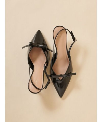 リボンパンプス