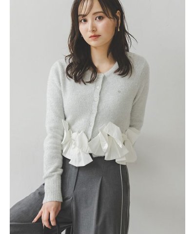 リボンモチーフカーディガン
