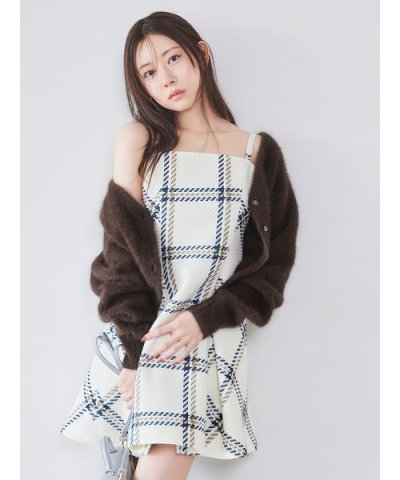 【WEB限定】ロービングチェックミニワンピース