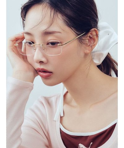 フレームレスメガネ