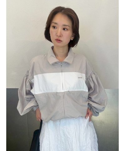 ナイロンダブルジップブルゾン