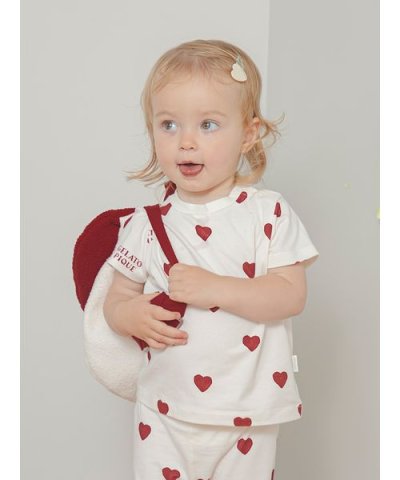 【BABY】ハート柄Tシャツ