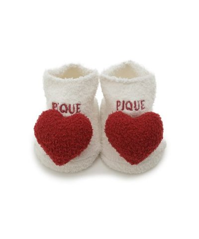 【BABY】エアリーモコハートソックス