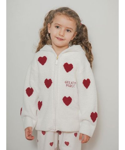 【KIDS】エアリーモコハートパーカー