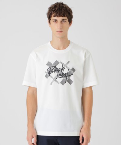 テクスチャーロゴグラフィックTシャツ