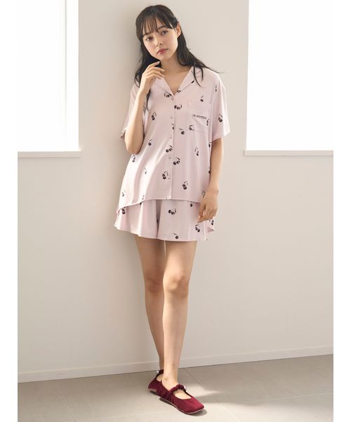 【接触冷感】チェリー柄シャツ& ショートパンツ 接触冷感】チェリー柄ショートパンツ(508363031)｜阪急百貨店