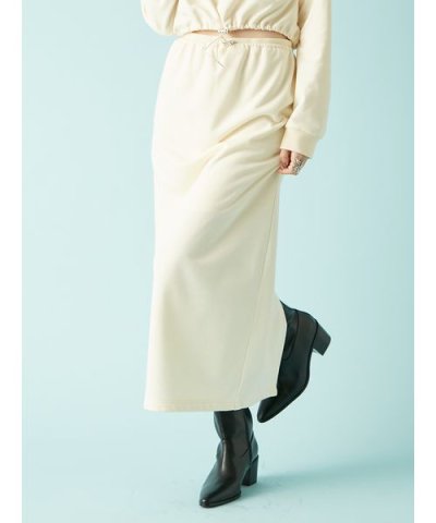 【WEB限定カラー】ペンシルスウェットスカート