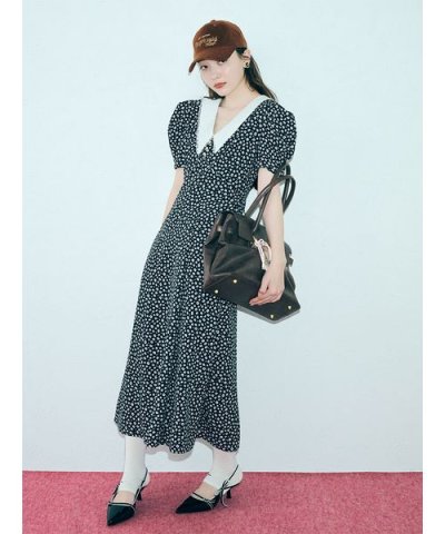 ヴィンテージカラーデザインワンピース