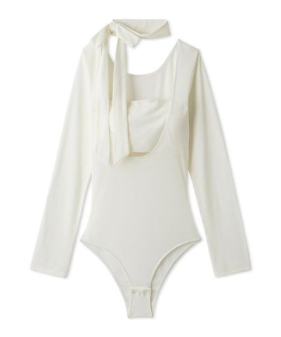 【LILY BROWN Lingerie】バンドゥ付き2wayボディスーツ