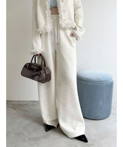 【限定カラー】【WEB限定00サイズ】カットツイードパンツ