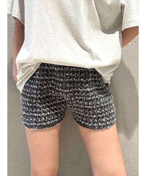 ツィードショートパンツ ツイードショートパンツ パンツ レディース ボトムス 送料無料