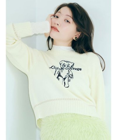 Lily Bearエンブロイダリーニットトップス